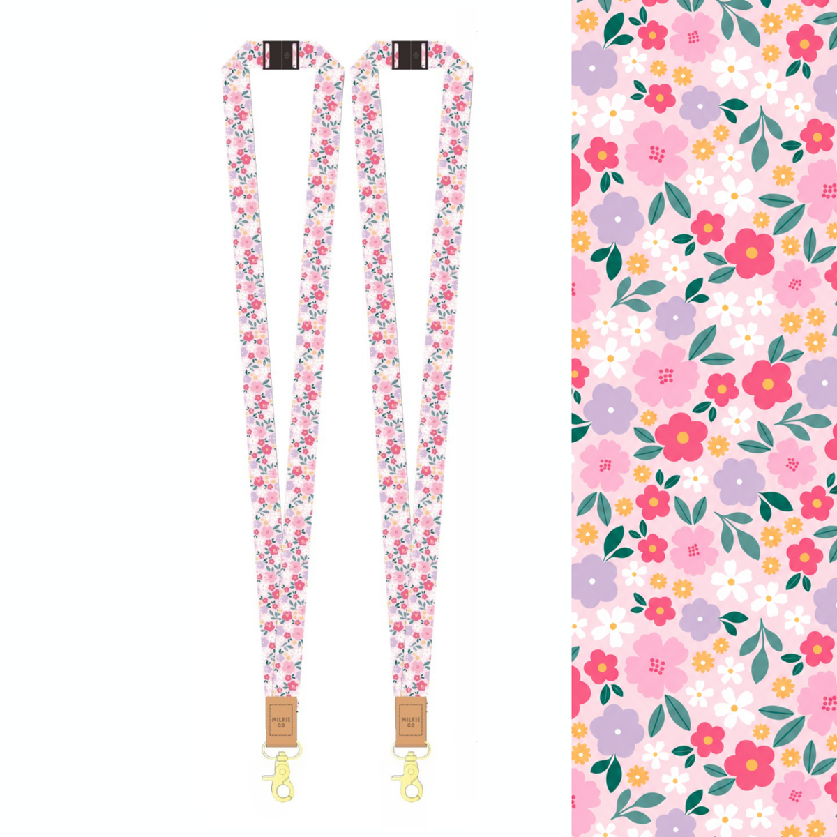 Sweet Pea Fabric Lanyard [LAUNCHING LATE SEPT]