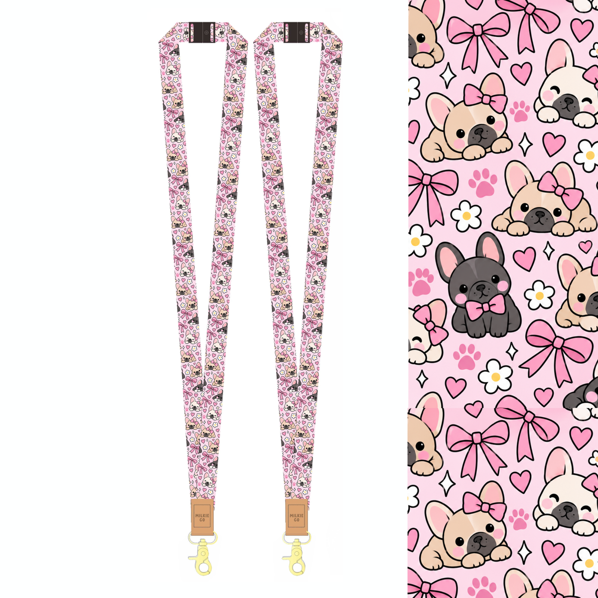 Pardon My French Fabric Lanyard [LAUNCHING LATE SEPT]