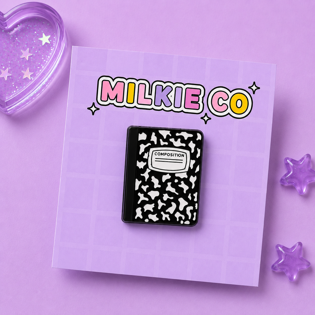 'Composition Book' Enamel Pin
