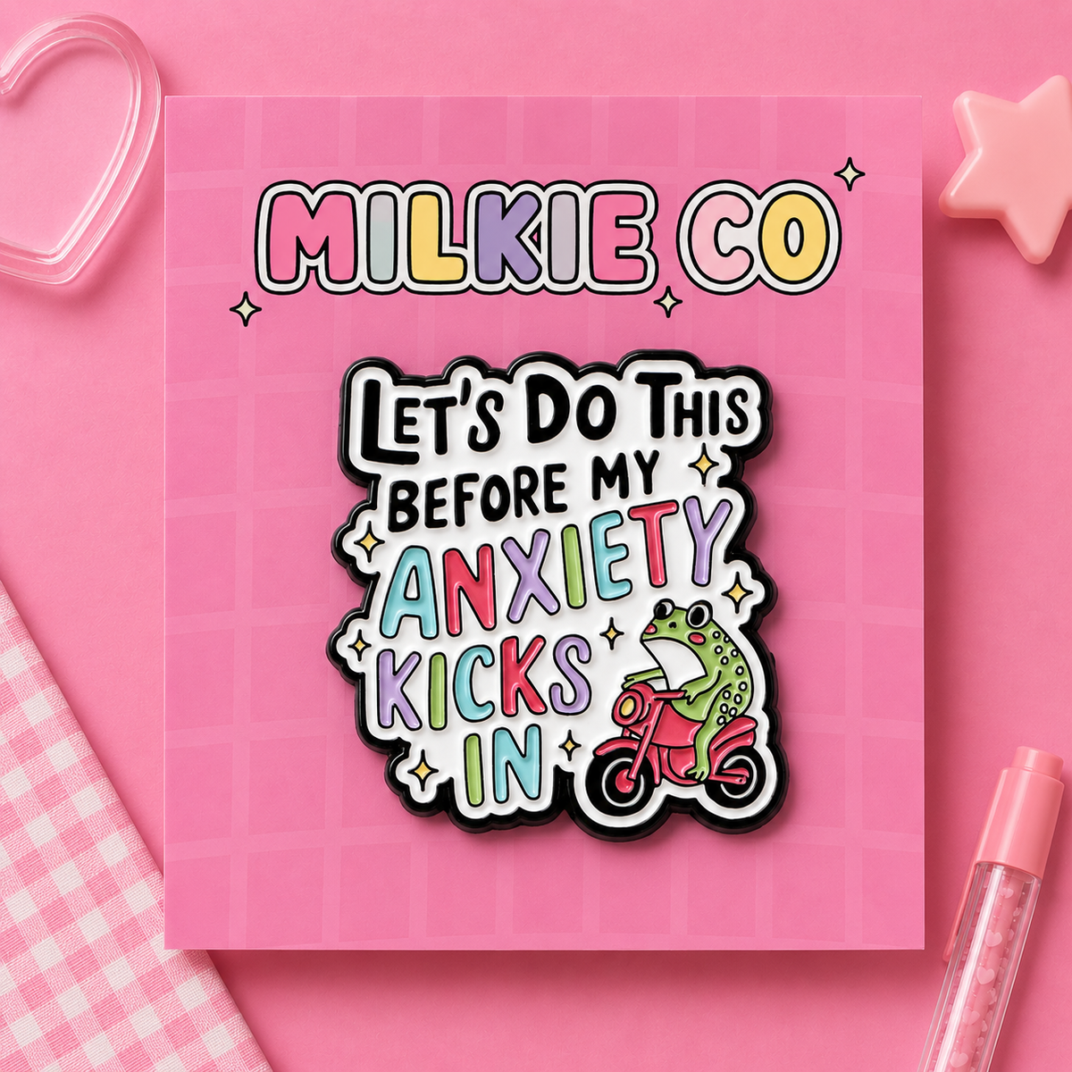 'Lets do this' Enamel Pin