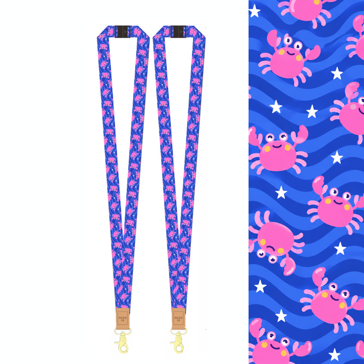 Sandy Claws Fabric Lanyard [LAUNCHING LATE SEPT]