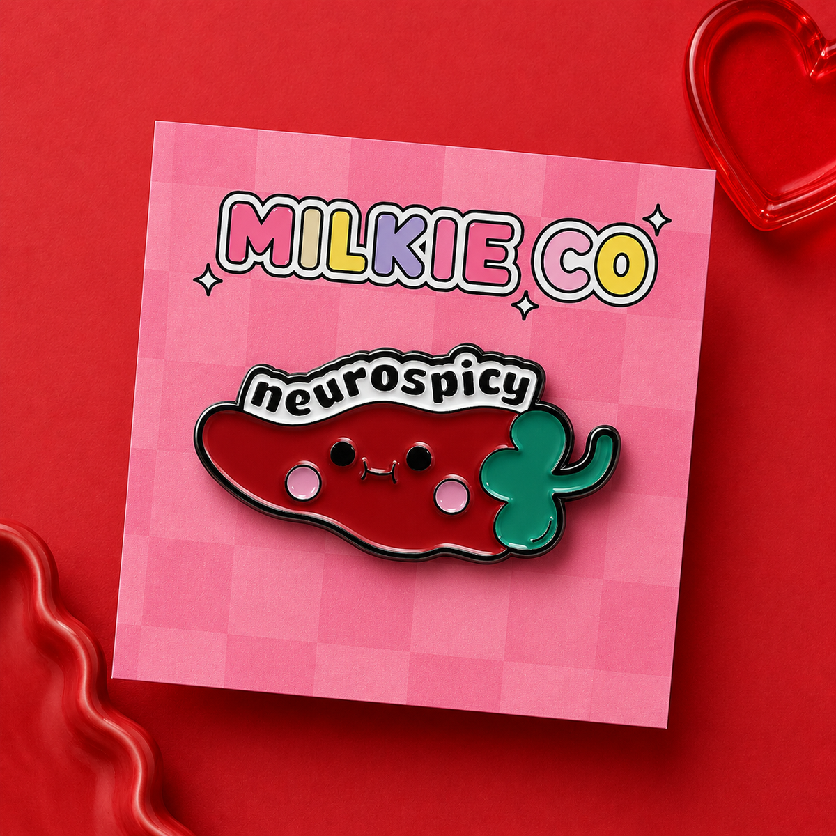 'Neurospicy' Enamel Pin