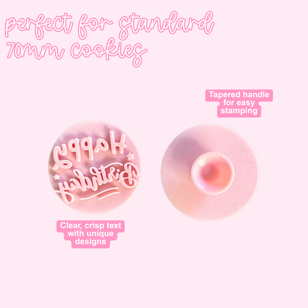 "Homemade Cookies Made With Love" Cookie Embosser