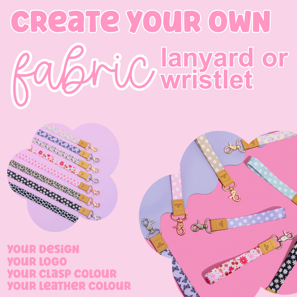 Create your own Fabric Lanyards/Wristlets