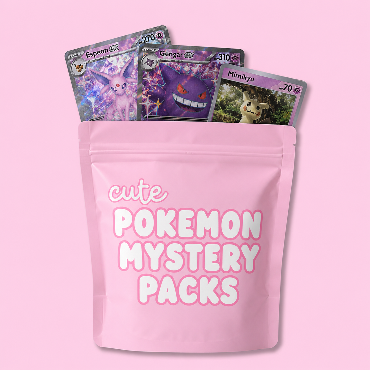 Cute Pokemon Card Mystery Pack