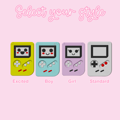 Gameboy Clicker Keychain