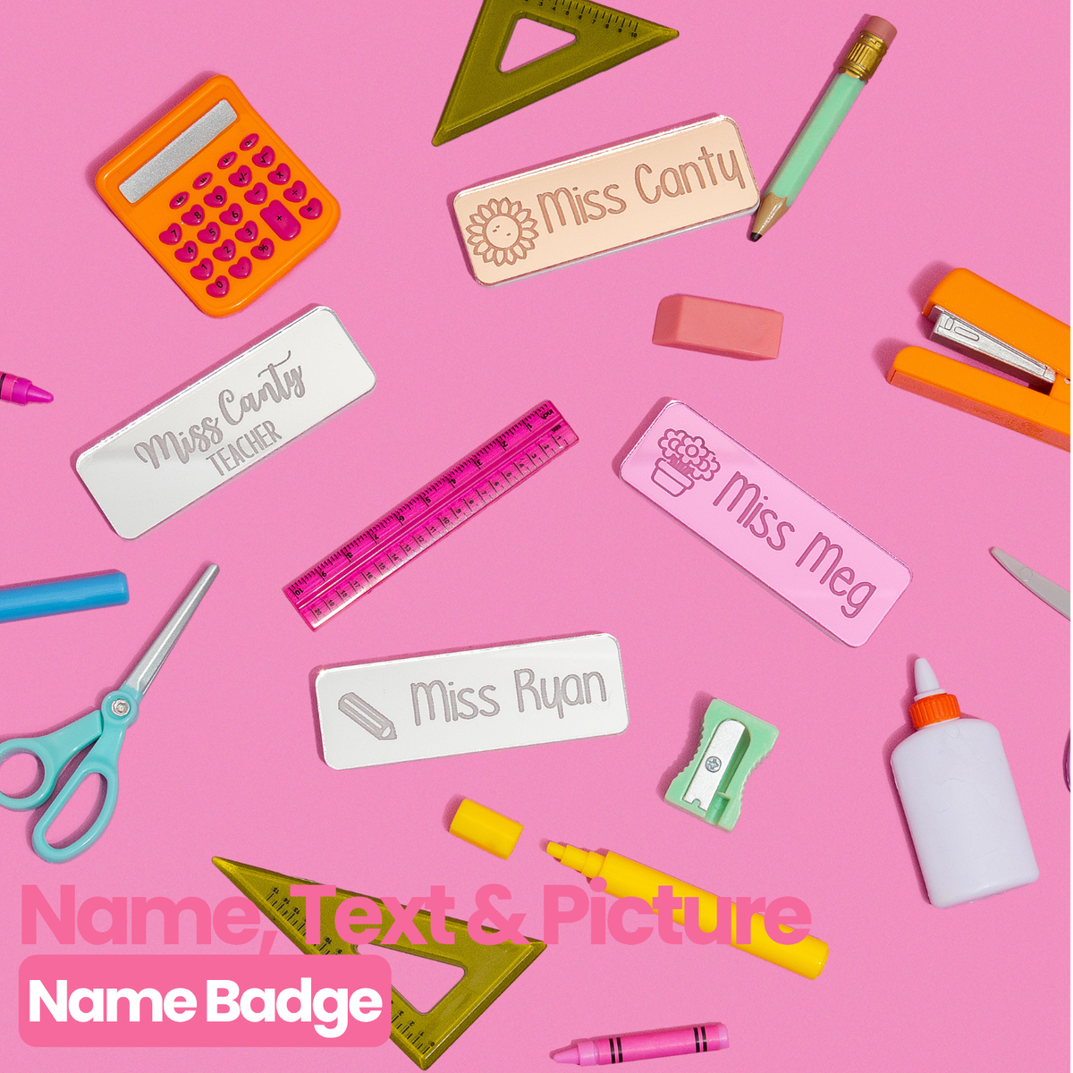 Name, Text & Picture Badges