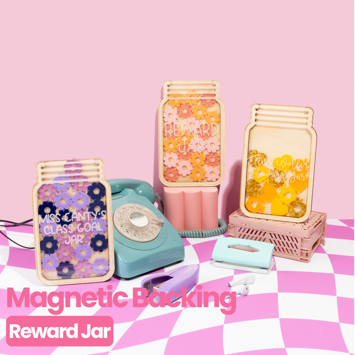 Reward Jar Magnetic Backing