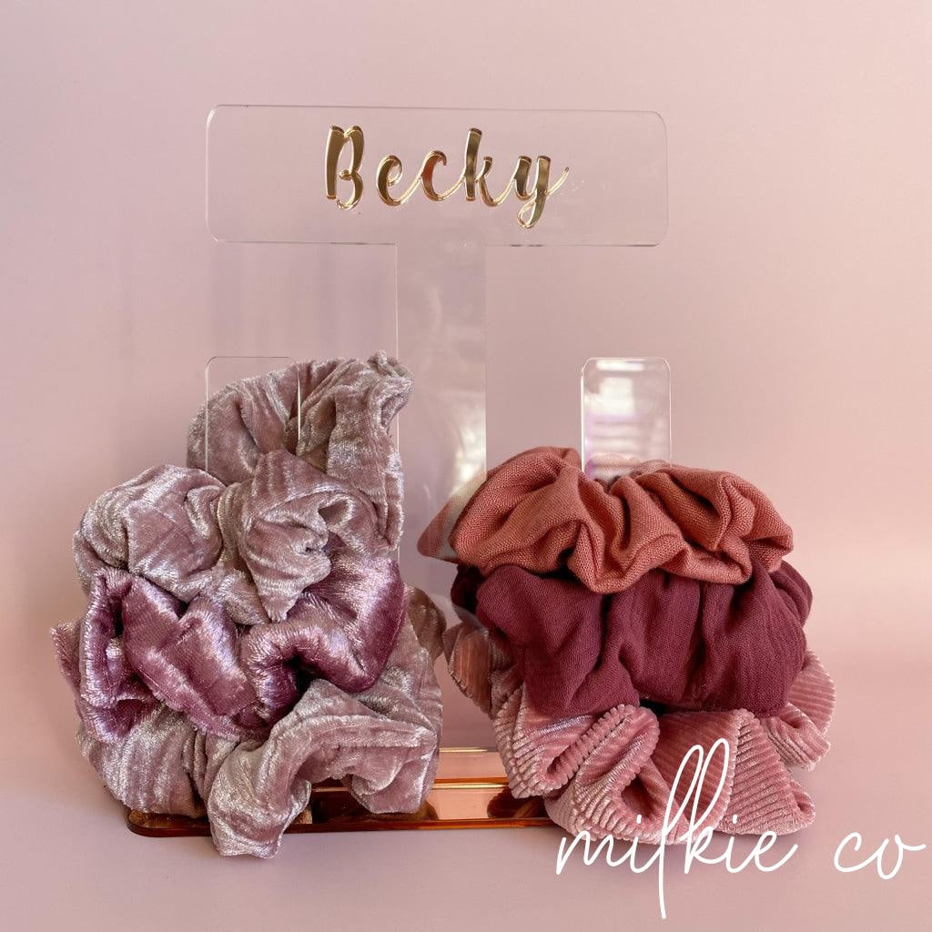 Acrylic Personalised Scrunchie Stand All Products
