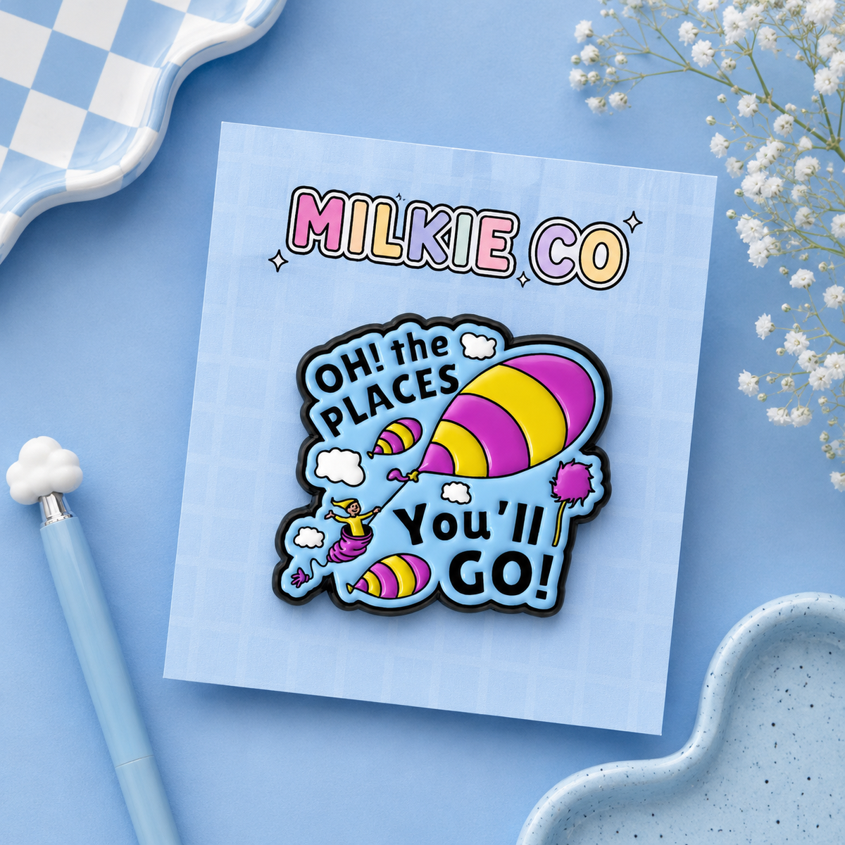 'The Places You'll Go' Enamel Pin