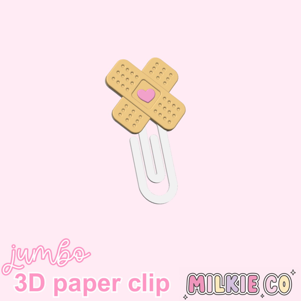 Bandaid Jumbo Paperclips