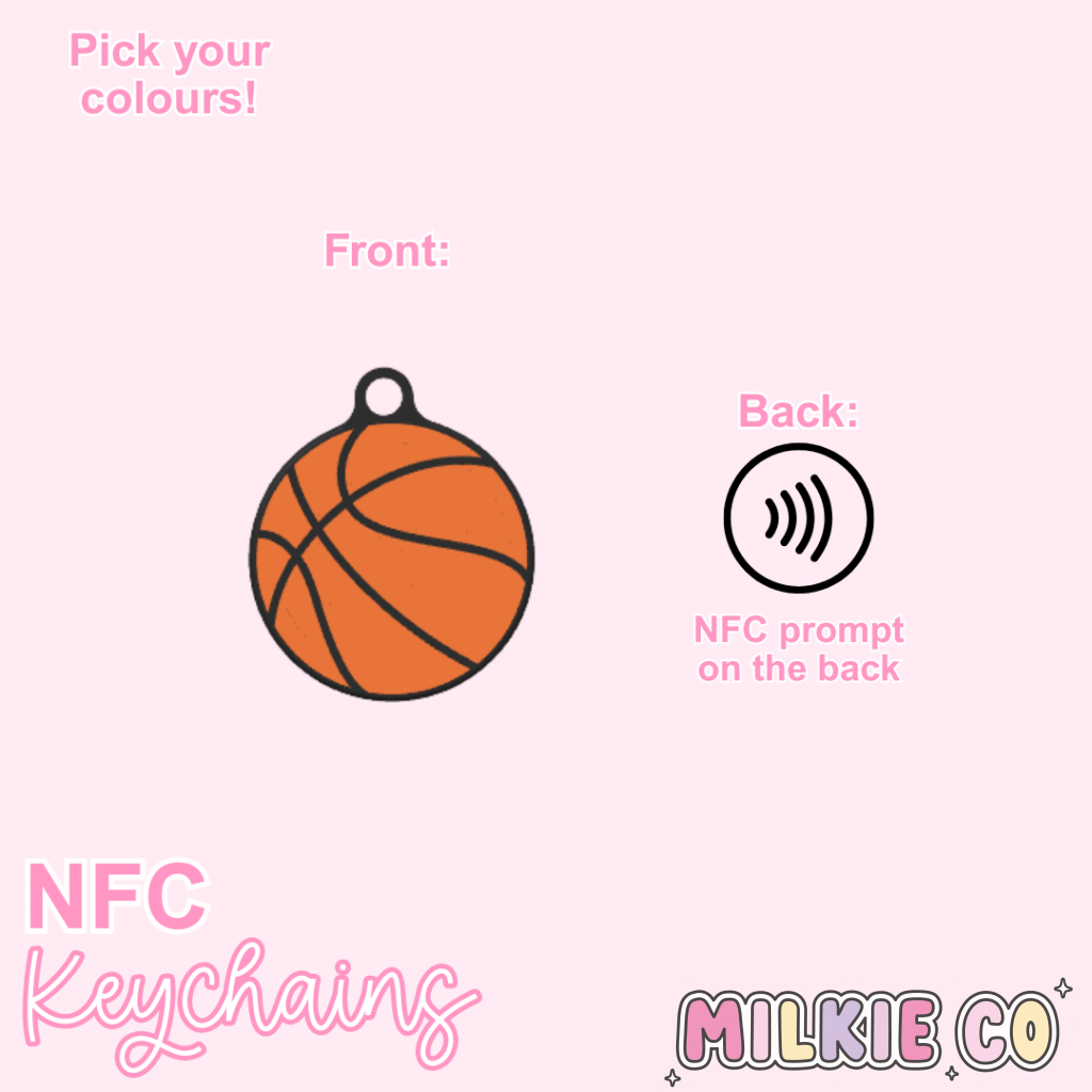Basketball NFC Keychain All Products