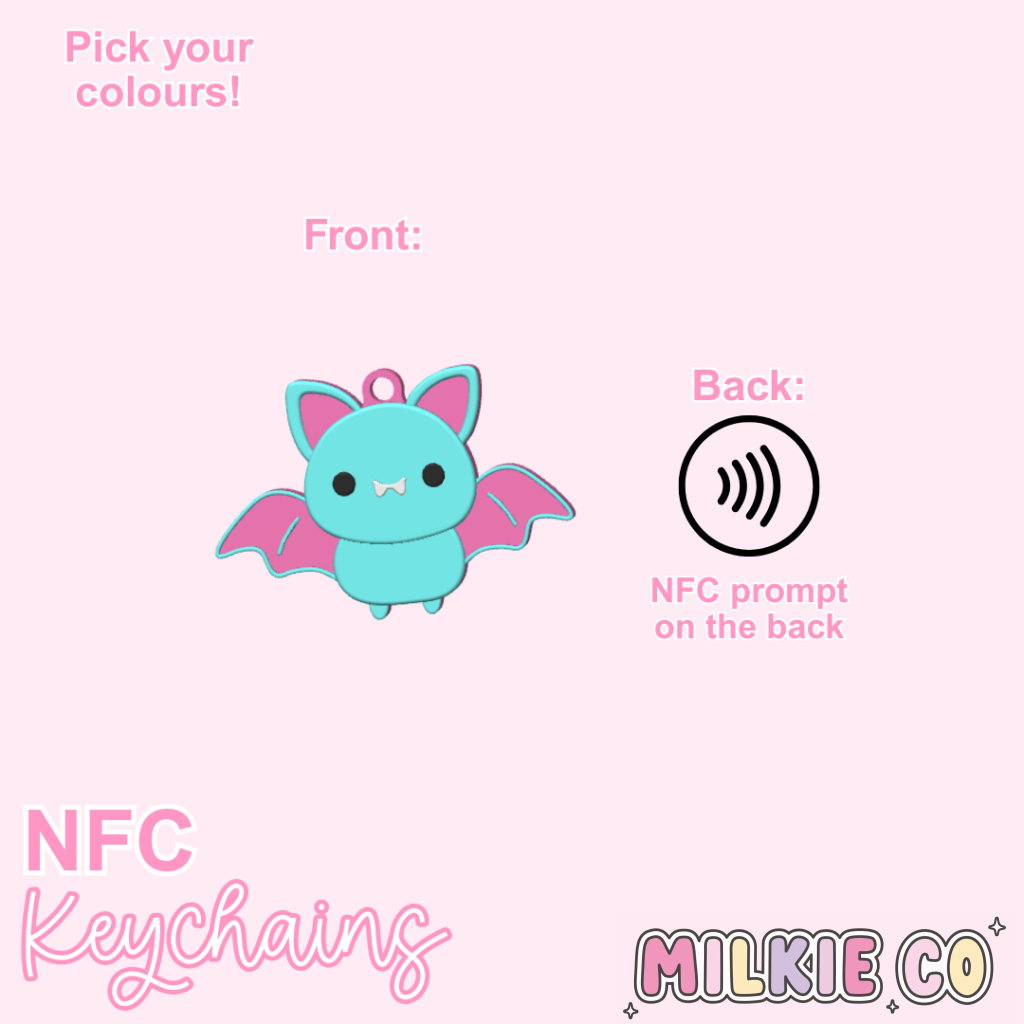 Bat NFC Keychain All Products