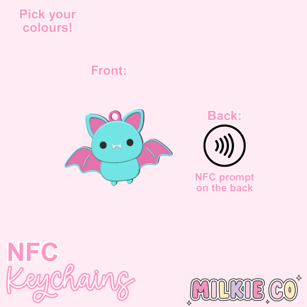 Bat NFC Keychain All Products