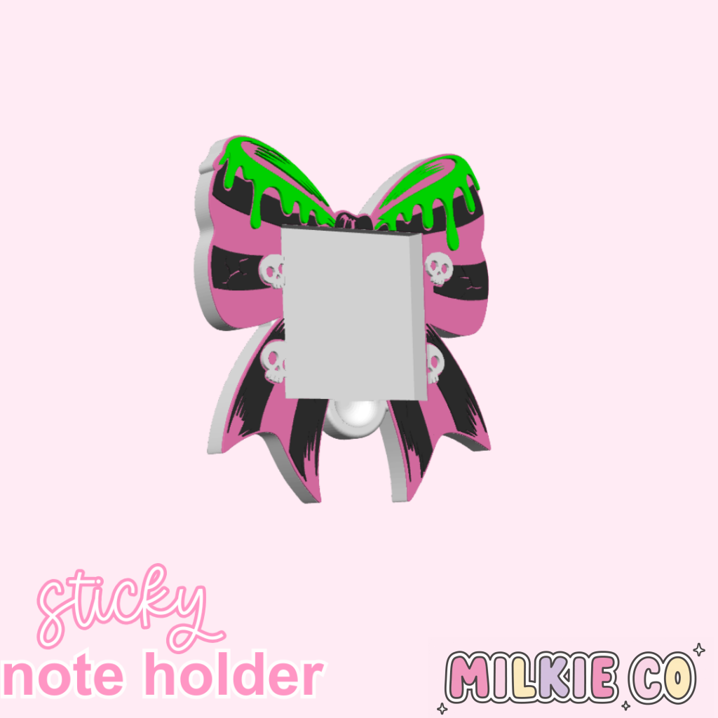 Beetle Bow Sticky Note Holder