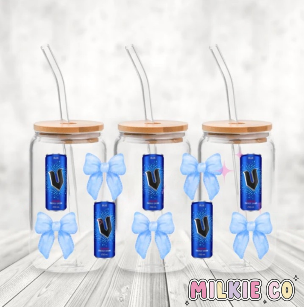 Blue Drink & Bows #1