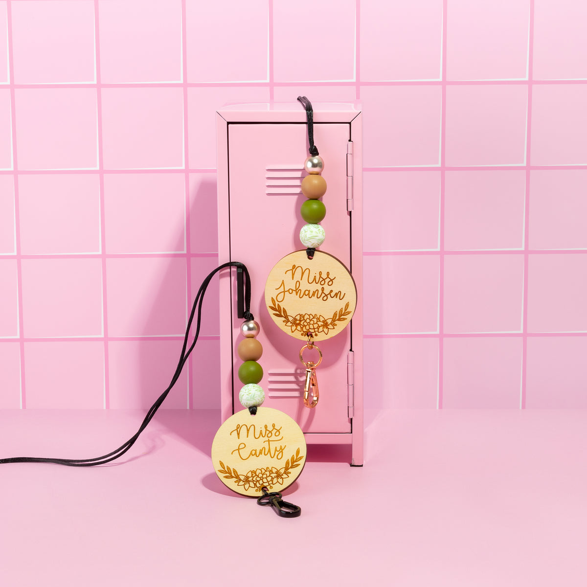 Botanical Bloom Personalised Lanyard