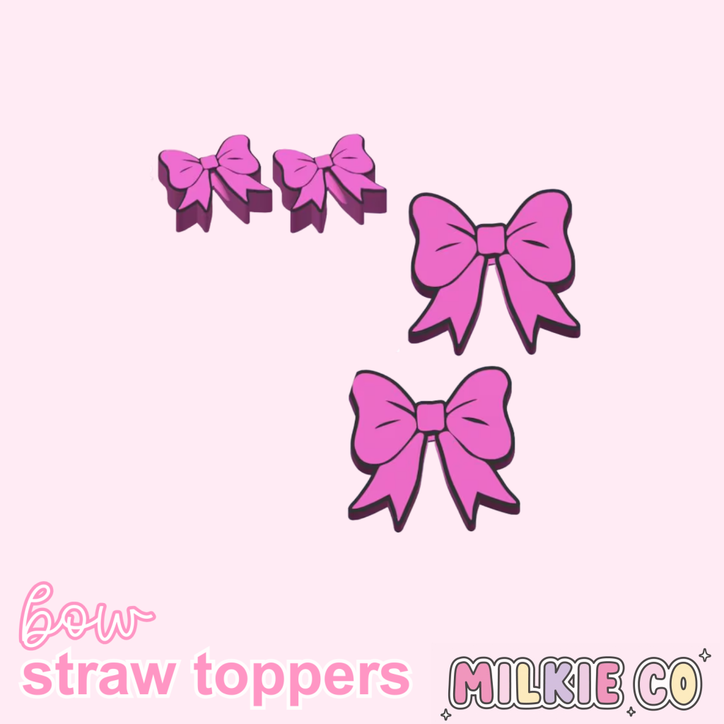 Bow Straw Topper