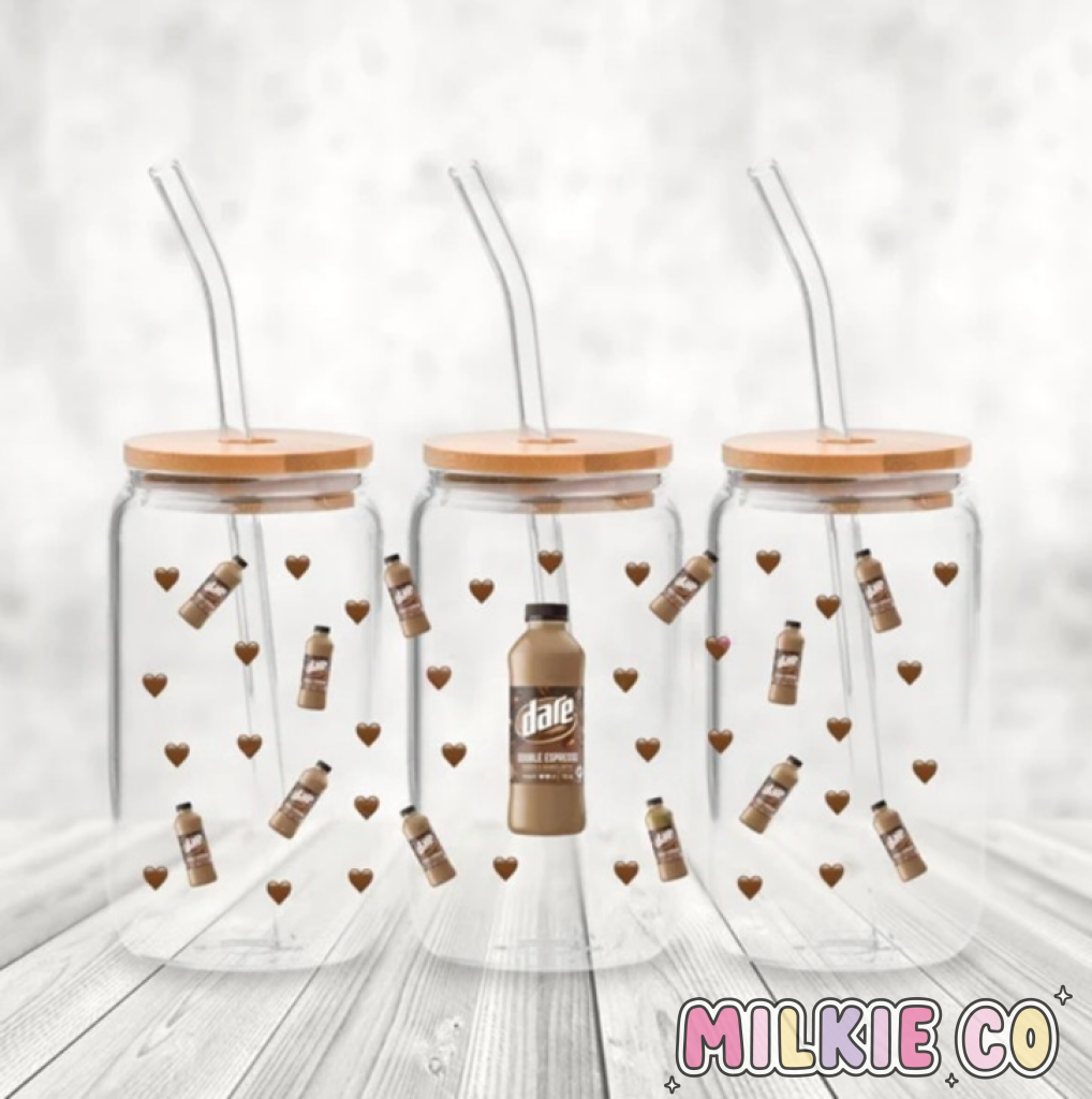 Brown Drink & Hearts #1