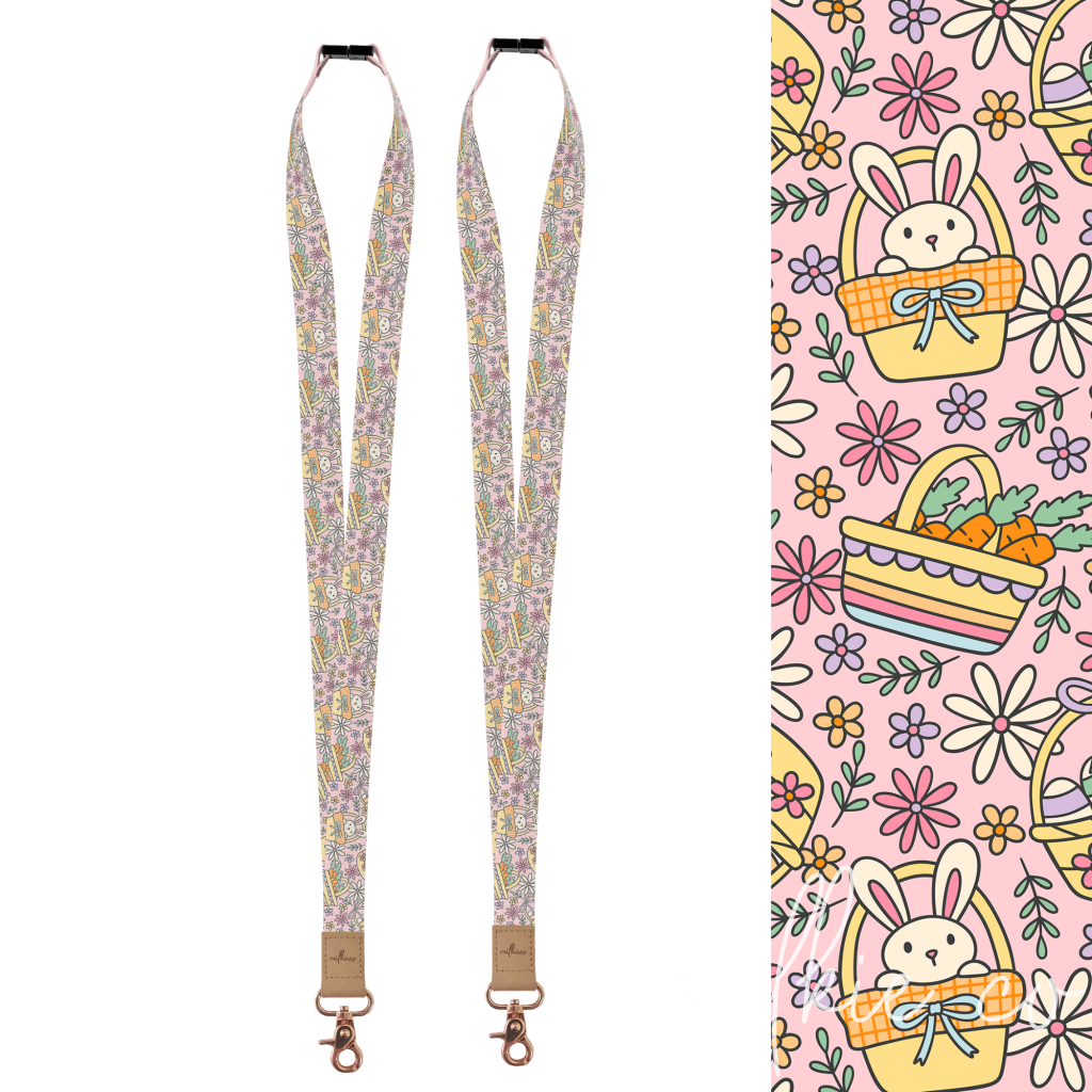 Hoppy Easter Fabric Lanyard All Products