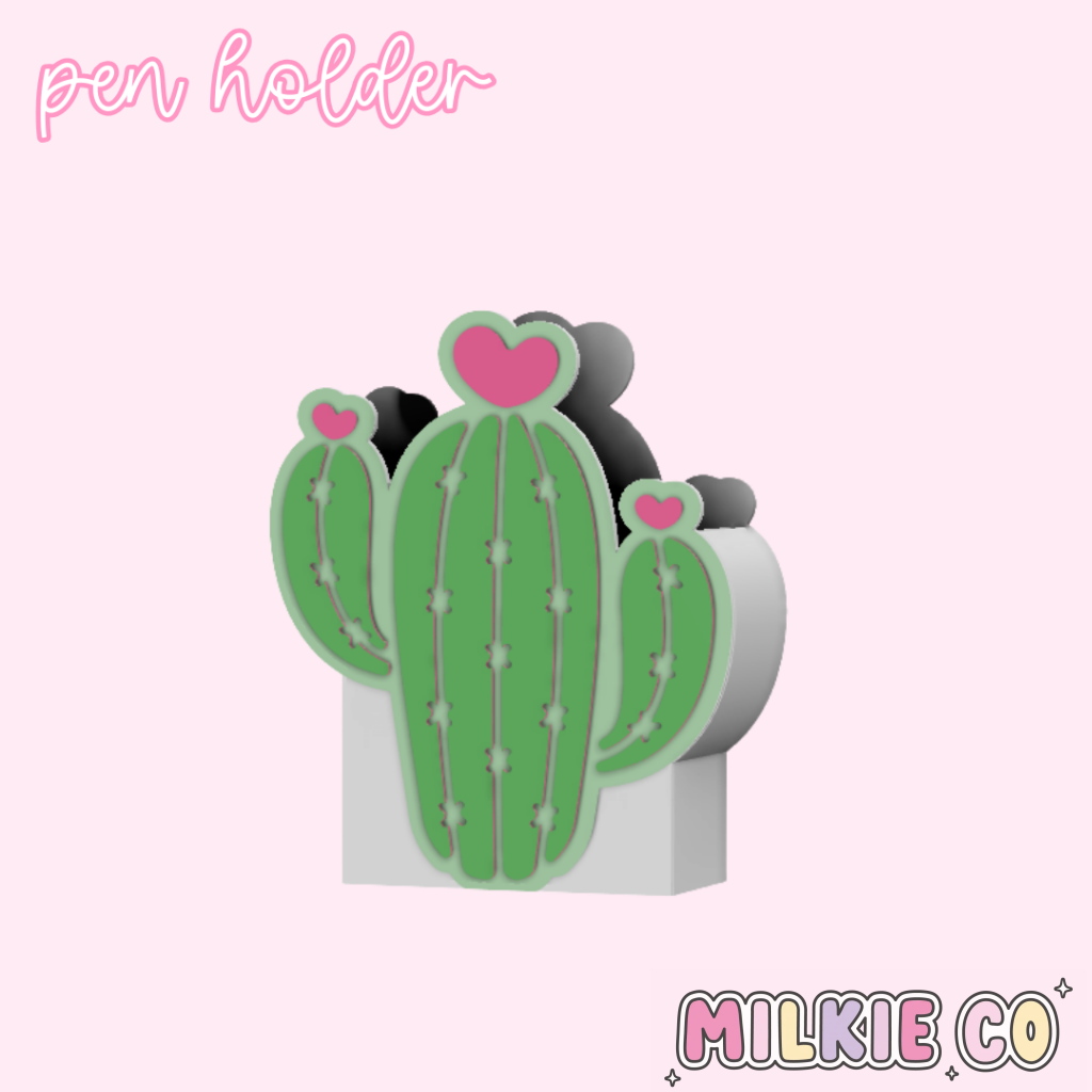 cactus pencil holder Cactus Pen Holder