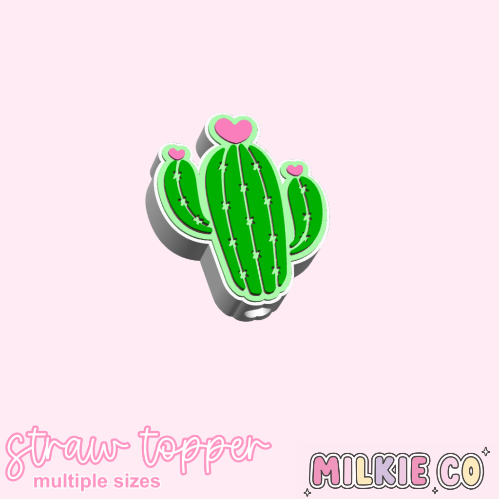 Cactus Straw Topper