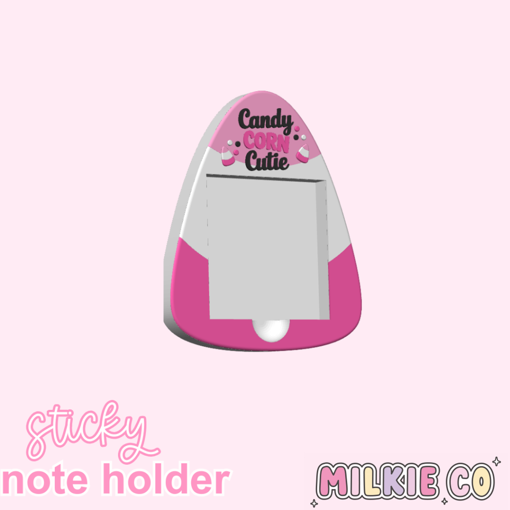 Candy Corn Cutie Sticky Note Holder