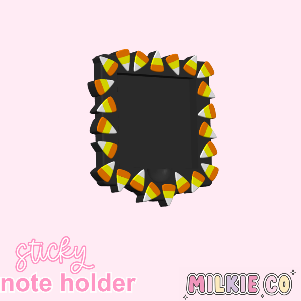 Candy Corn Mix Sticky Note Holder