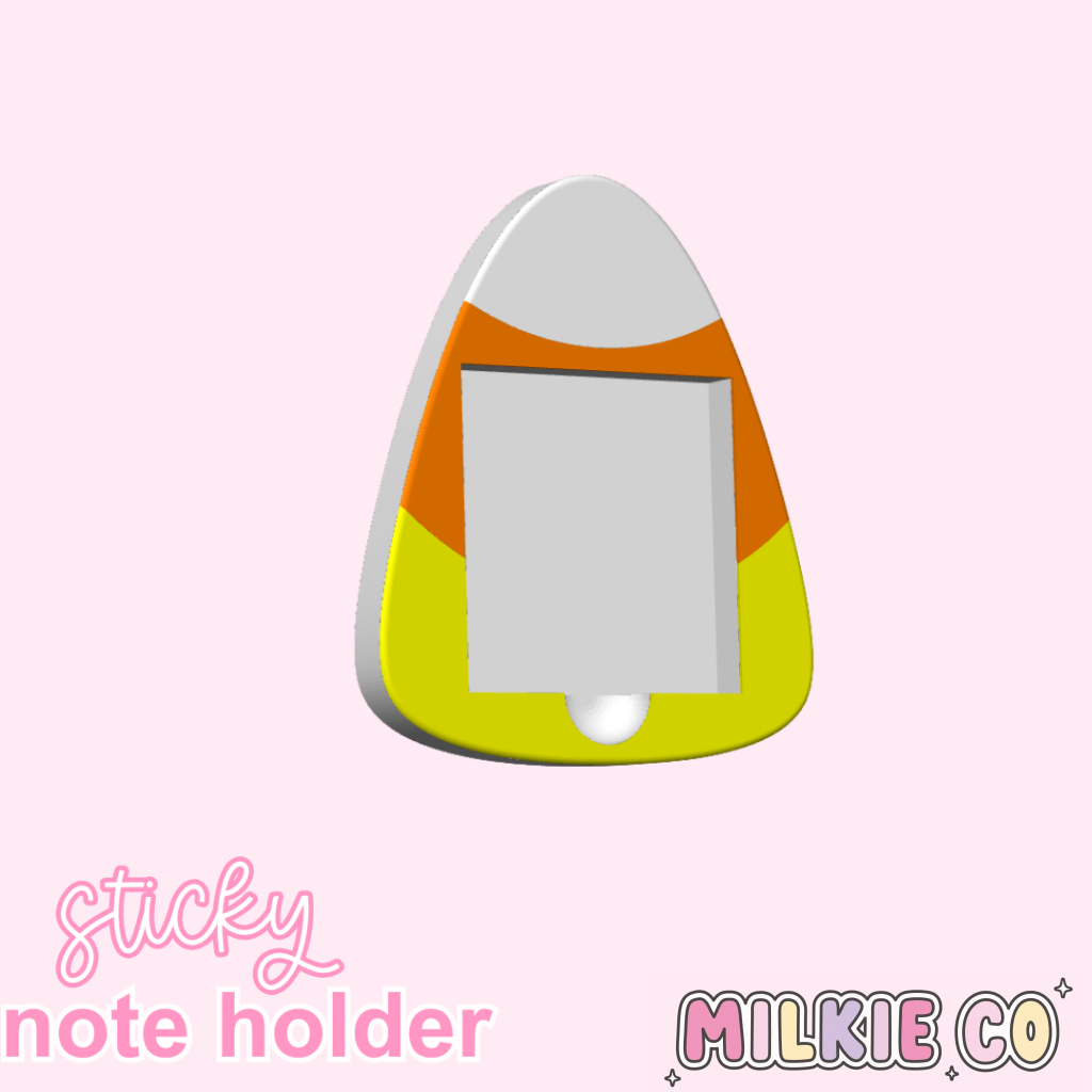Candy Corn Sticky Note Holder