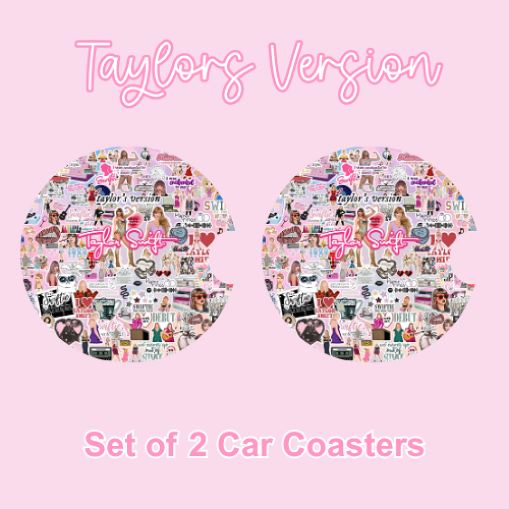 Car Coasters (2pcs) Taylors Version