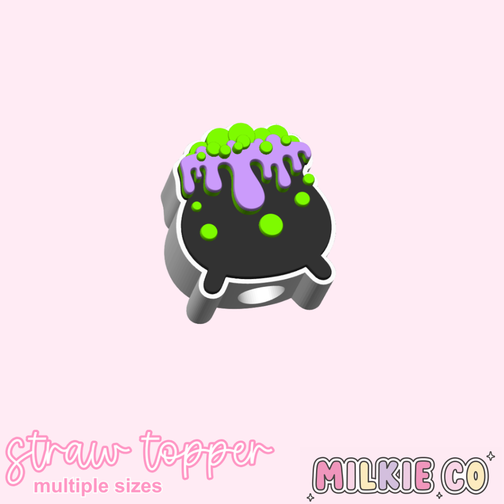 Cauldron Straw Topper