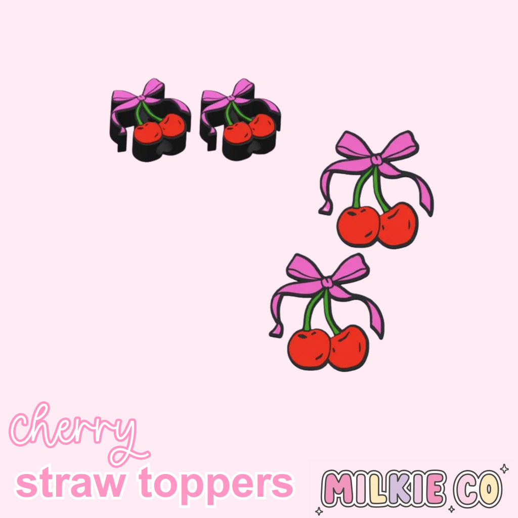 Cherry Straw Topper