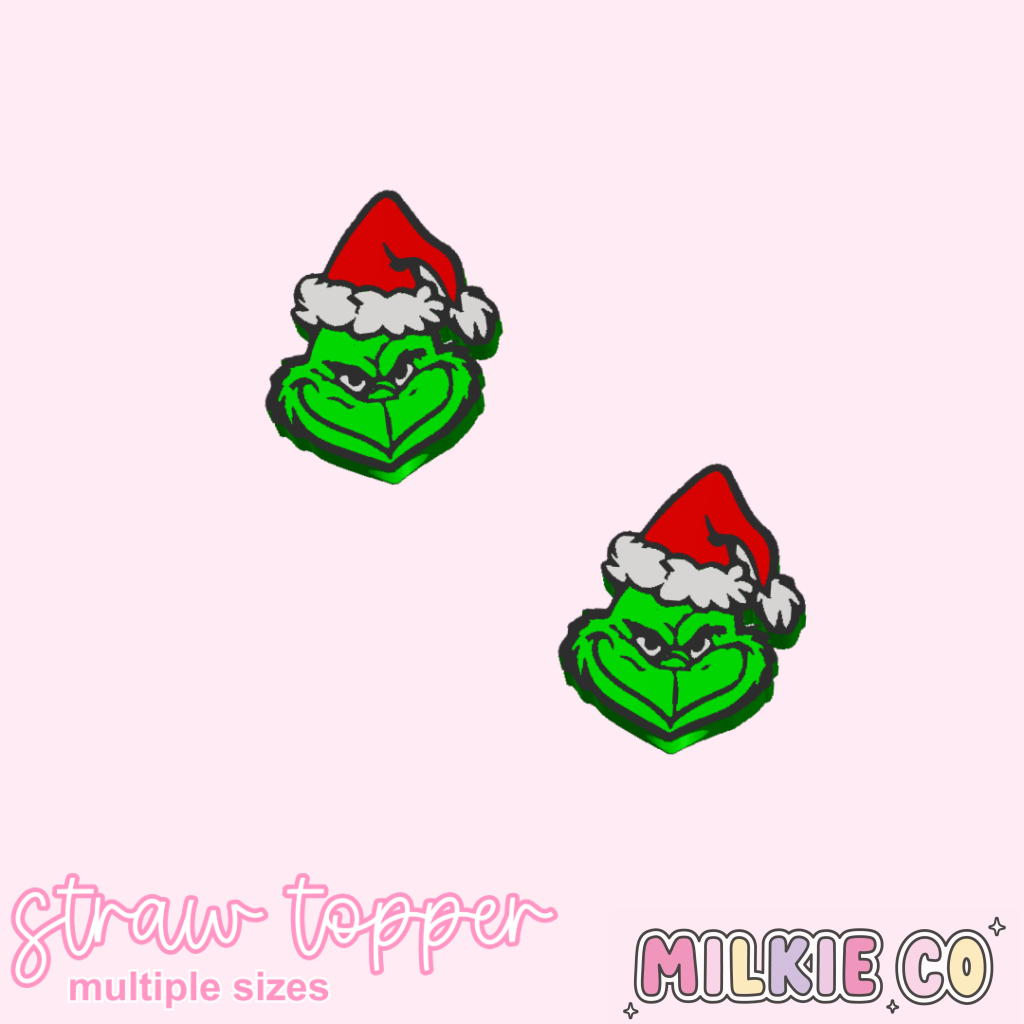 Christmas Character Straw Topper