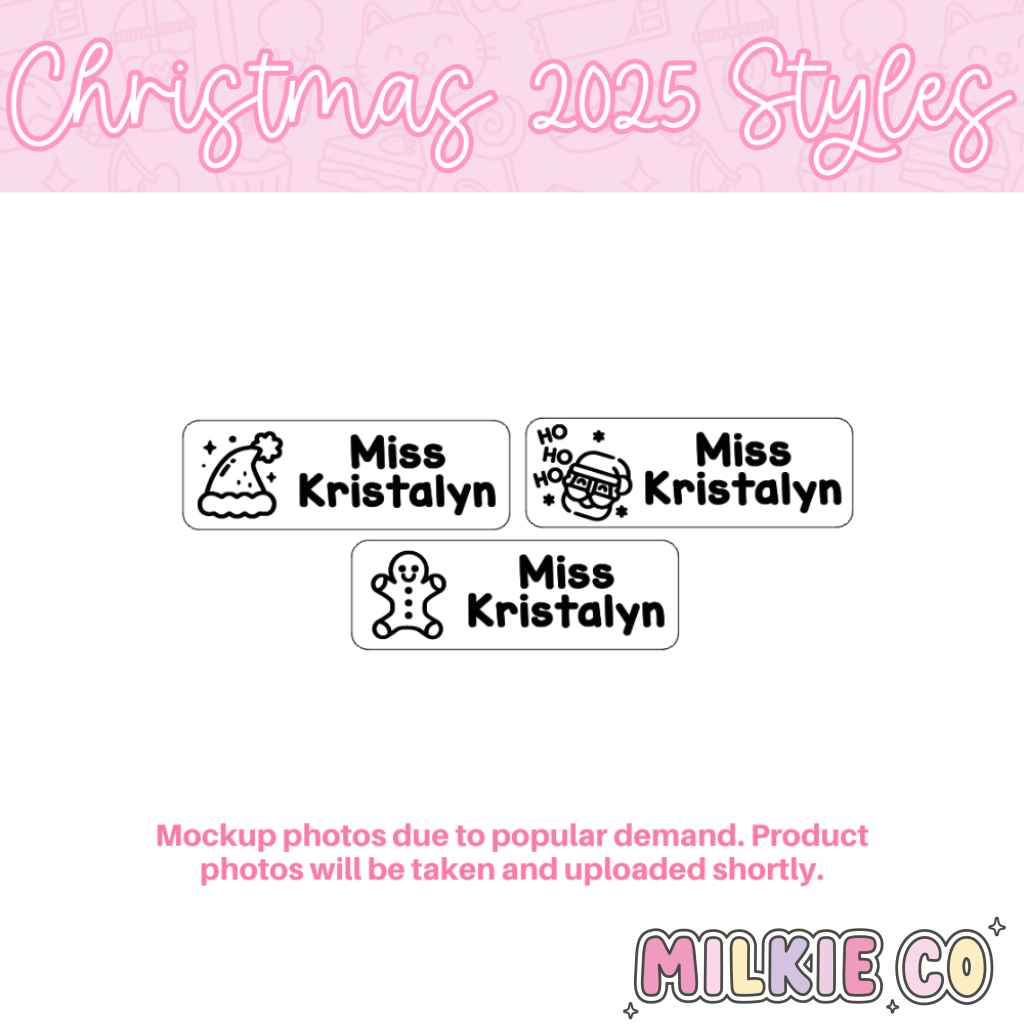 Christmas Name Badges (2025 Styles)