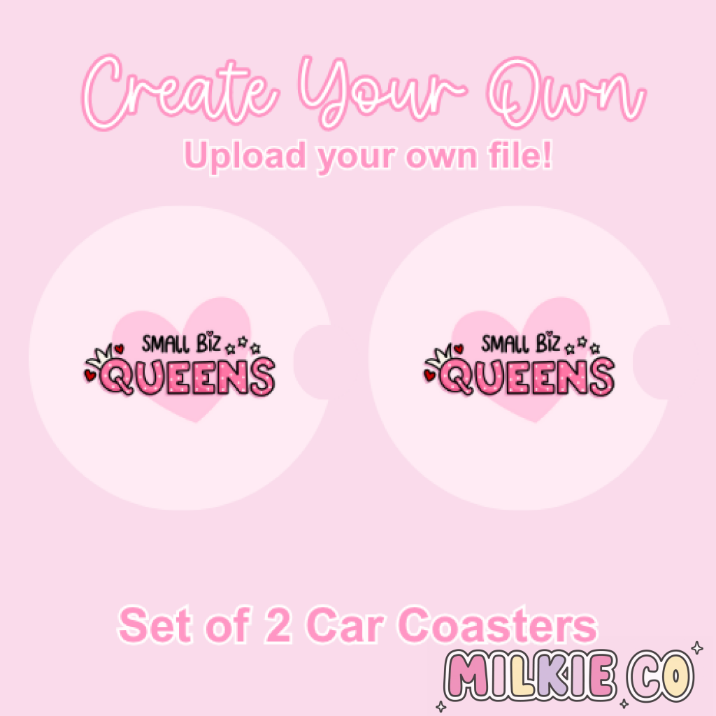 Create Your Own: Car Coasters (2pcs)
