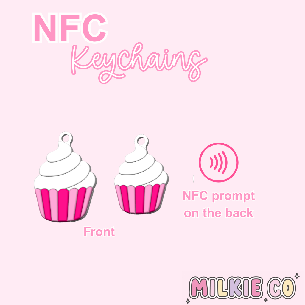 Cupcake NFC Keychain All Products