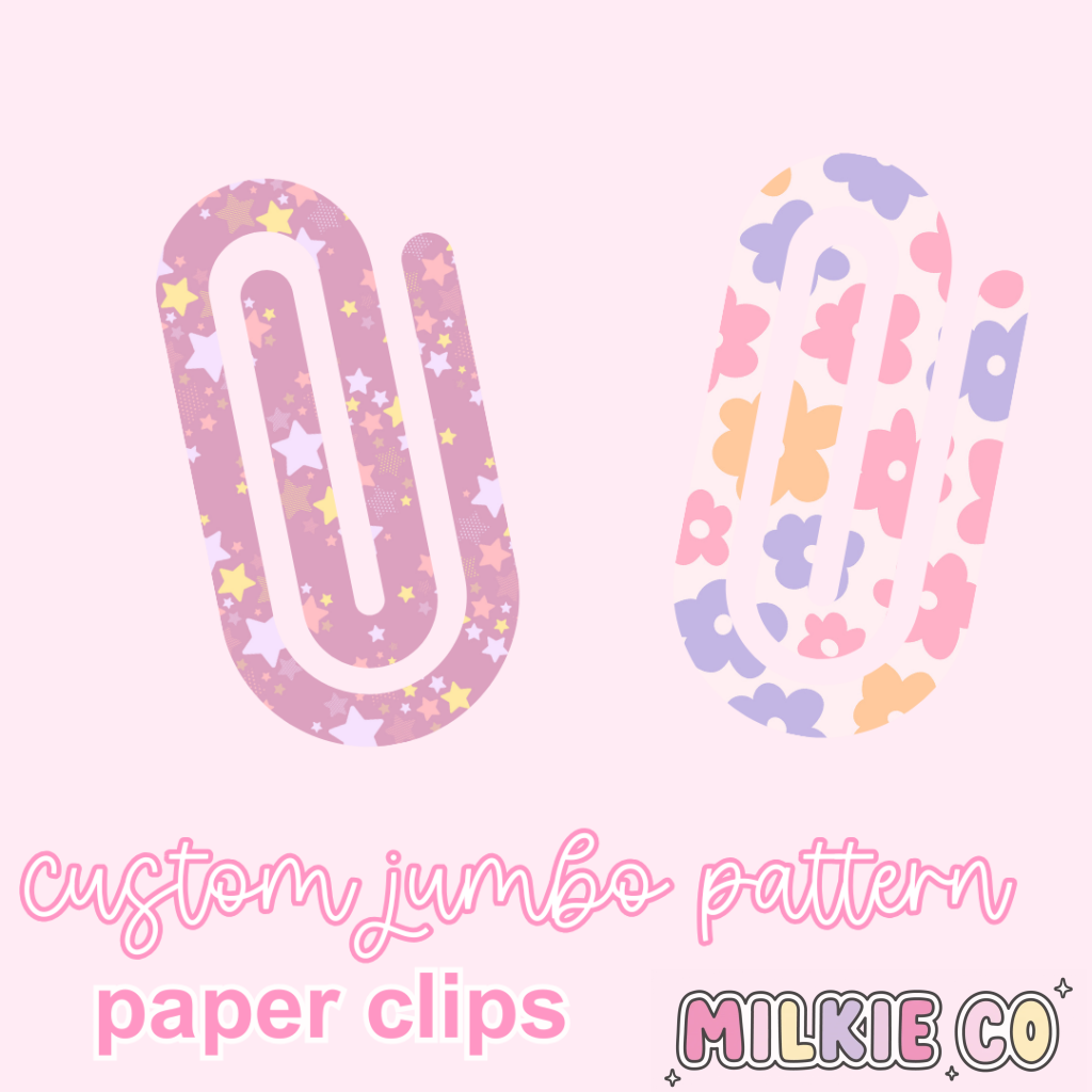 Custom Jumbo Pattern Paperclips
