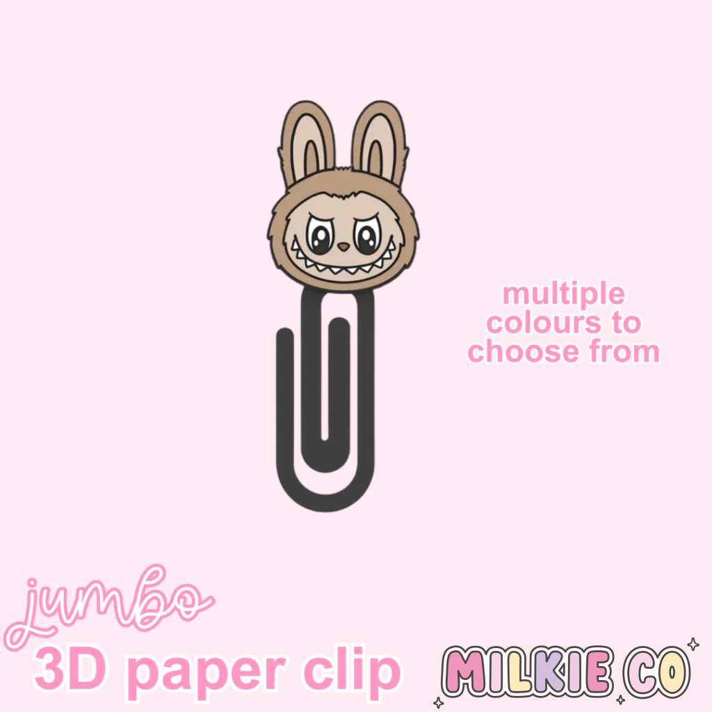 Cute Monster Jumbo Paperclips