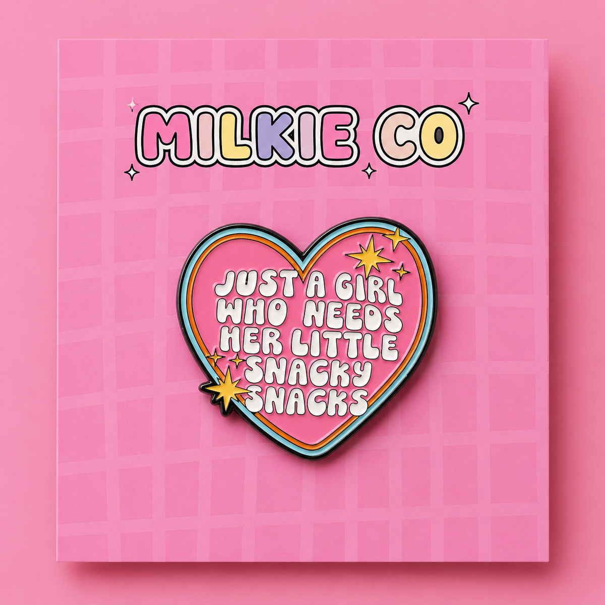 'Snacky Snacks' Enamel Pin