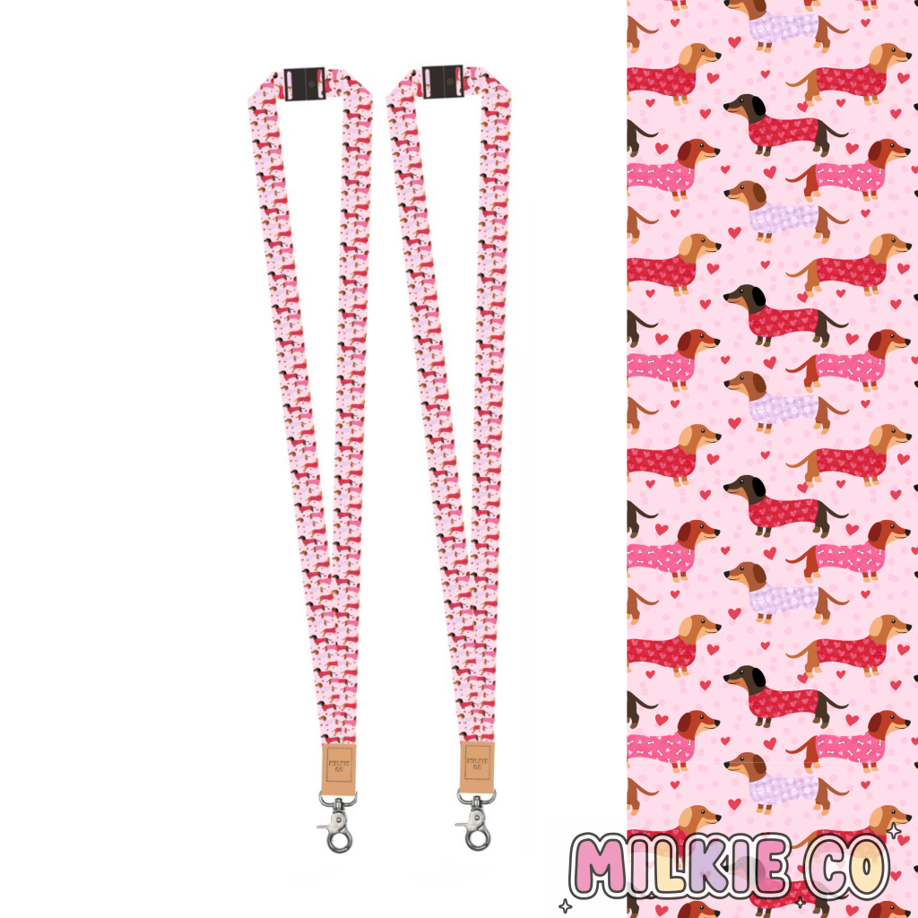 Dachshund Fabric Lanyard [PRE-ORDER LATE SEP] All Products