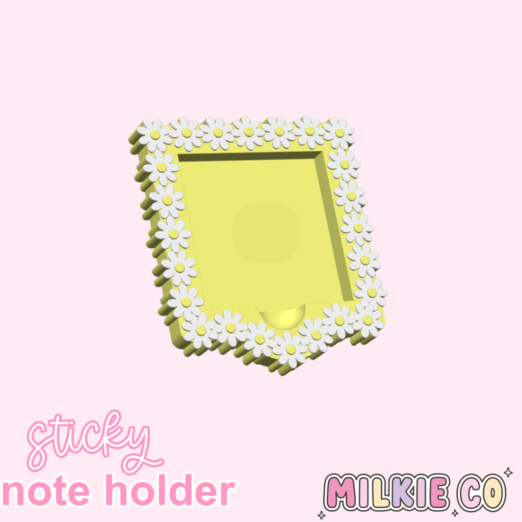 Daisies Sticky Note Holder