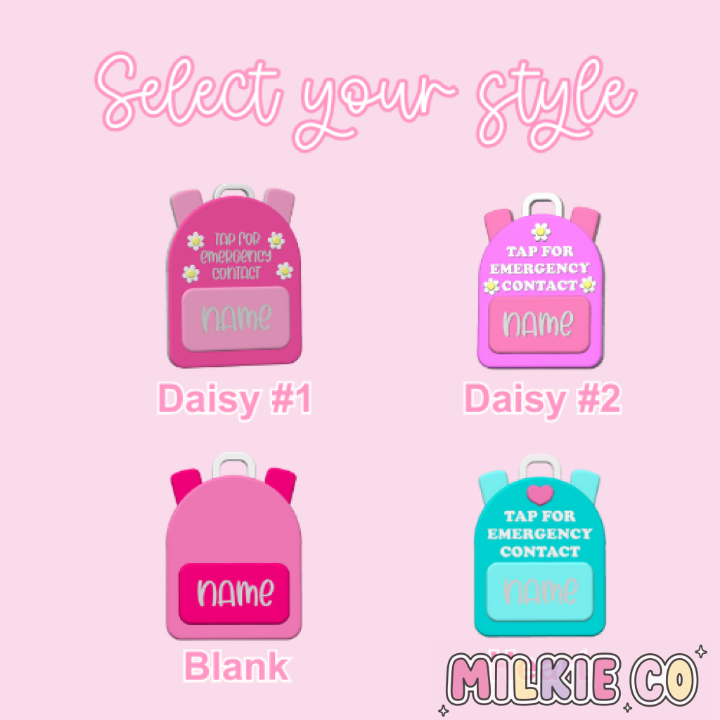 Emergency Contact NFC Keychain (Girl) All Products
