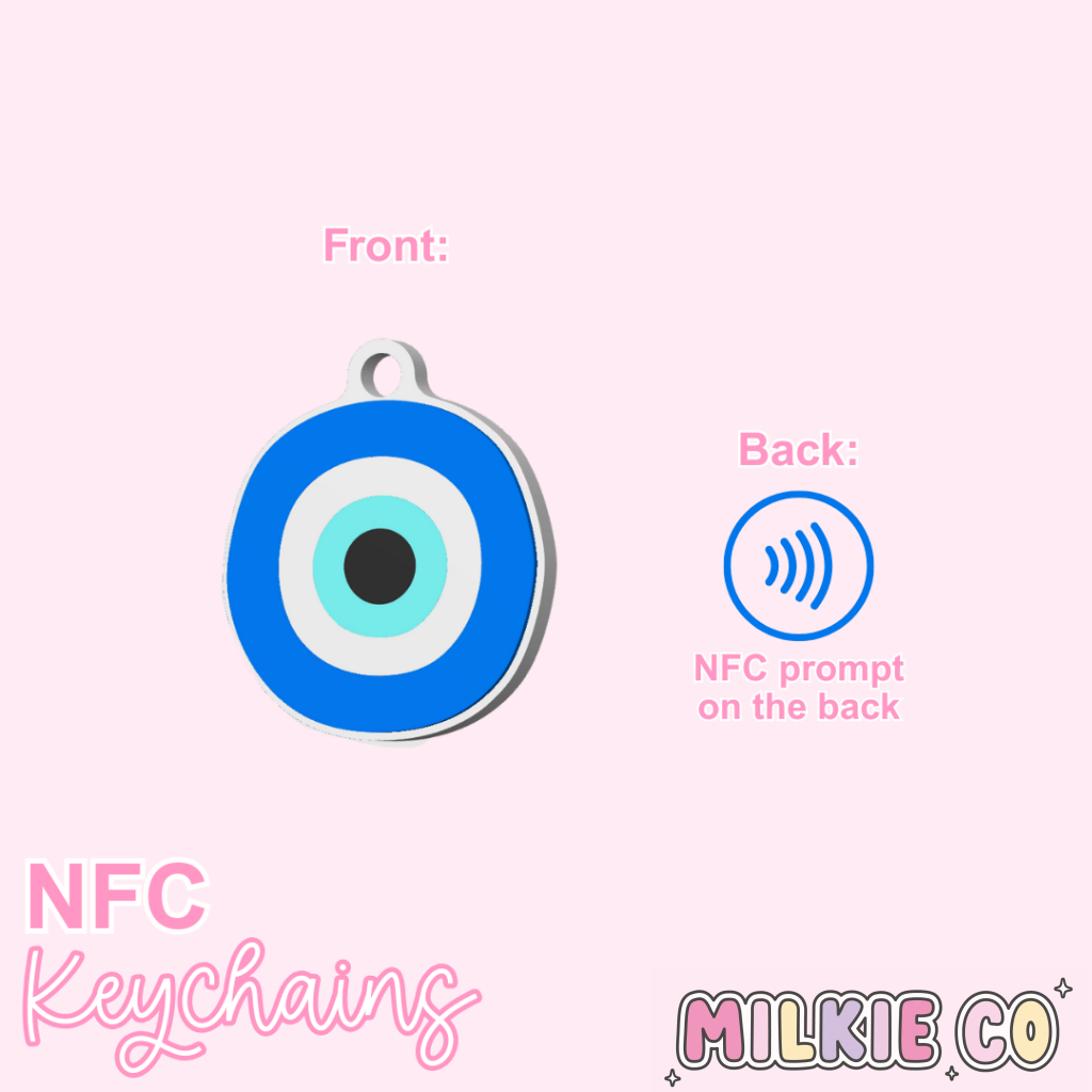 Evil Eye NFC Keychain All Products