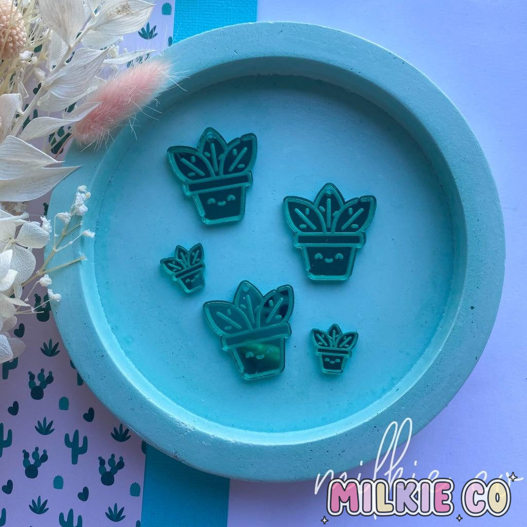 Happy Little Pot Plant Studs