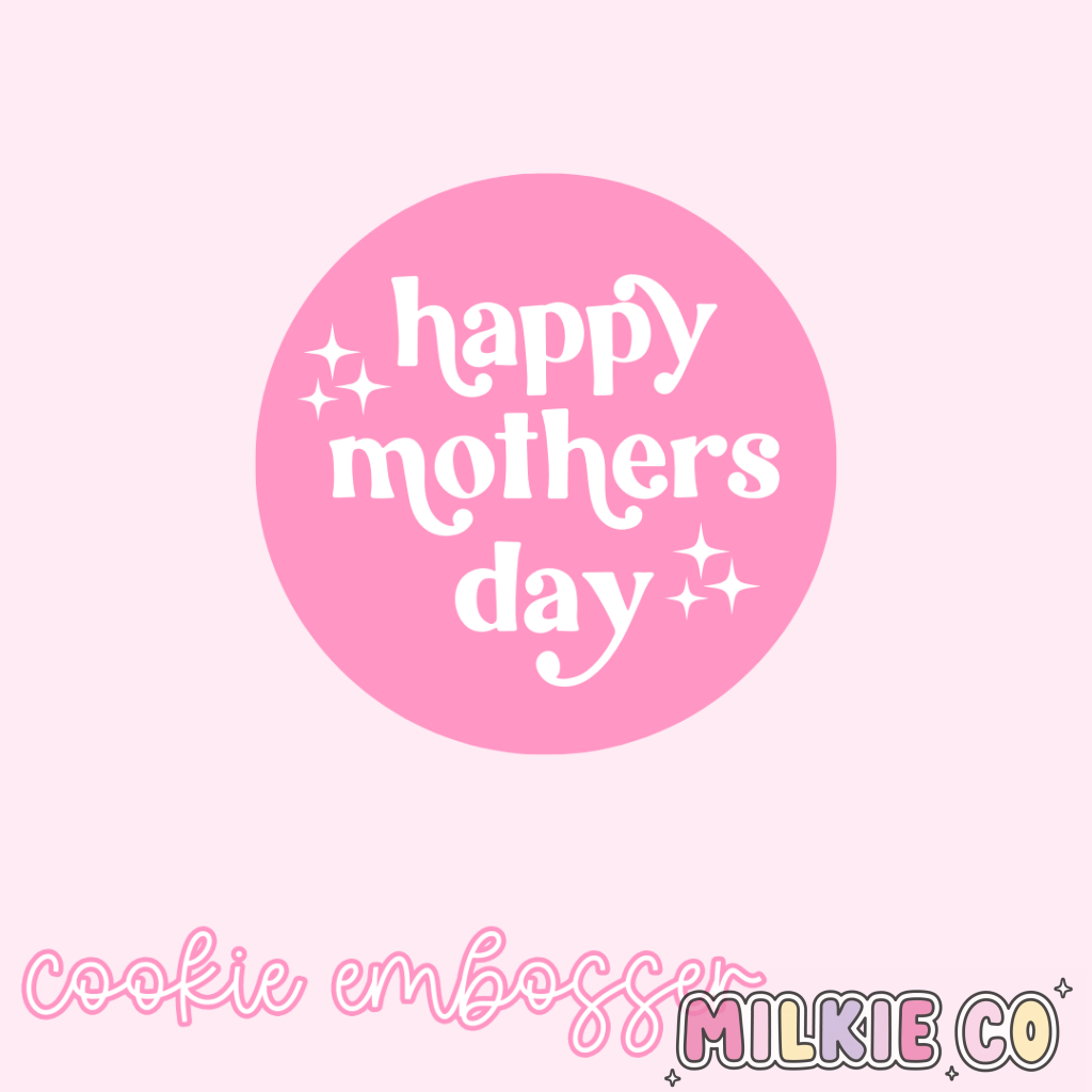 ’Happy Mothers Day’ Retro Cookie Embosser