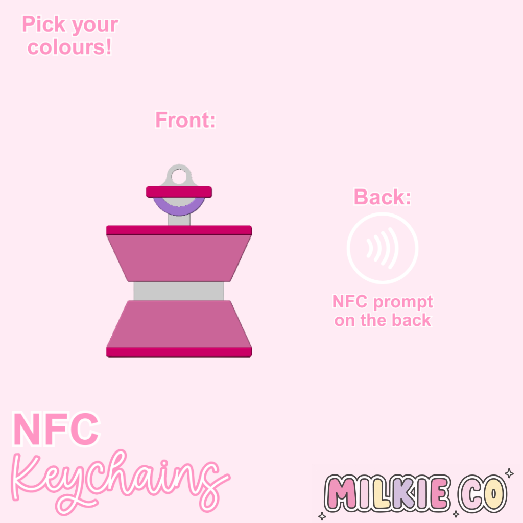 Heat Press NFC Keychain All Products