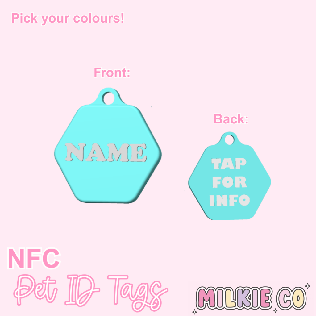 Hex Personalized NFC Pet Tag