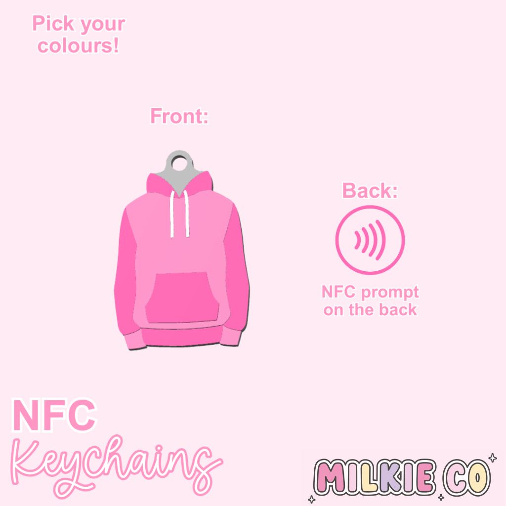 Hoodie NFC Keychain All Products