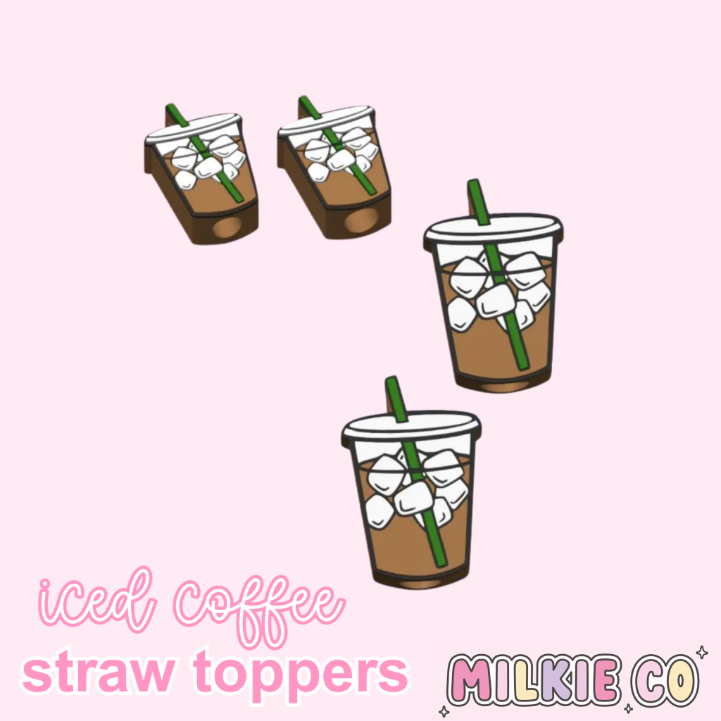 Iced Coffee Straw Topper