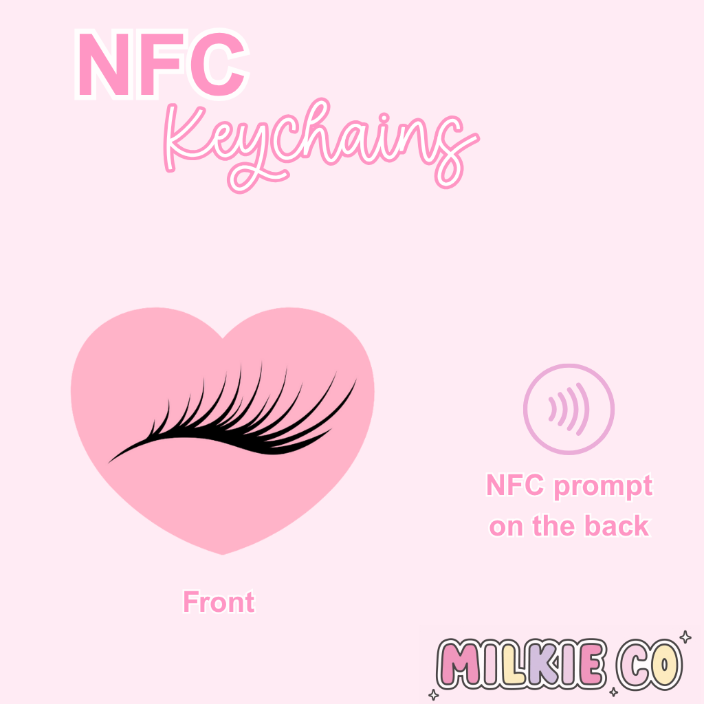 Lashes NFC Keychain All Products
